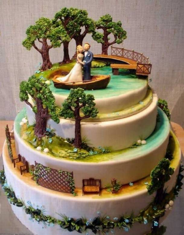 Creative Wedding Cake