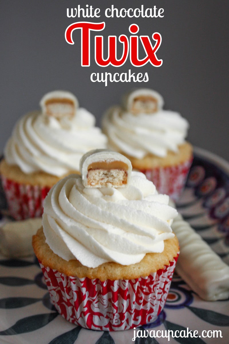 Cupcakes White Chocolate Twix Candy Bars