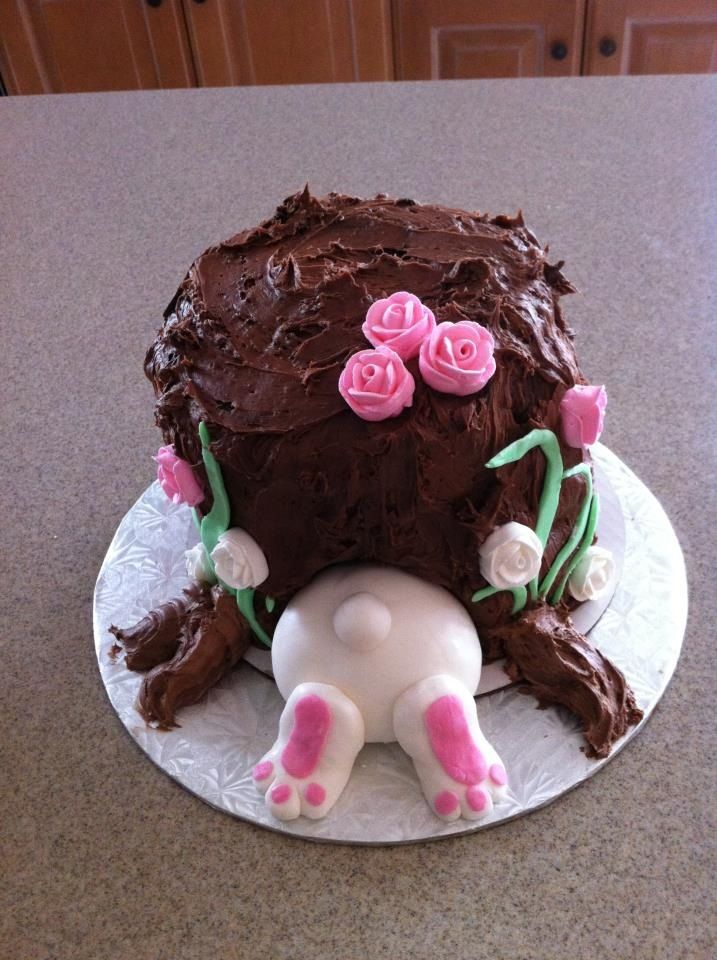 Cute Easter Bunny Cake Cute Easter Bunny Cake