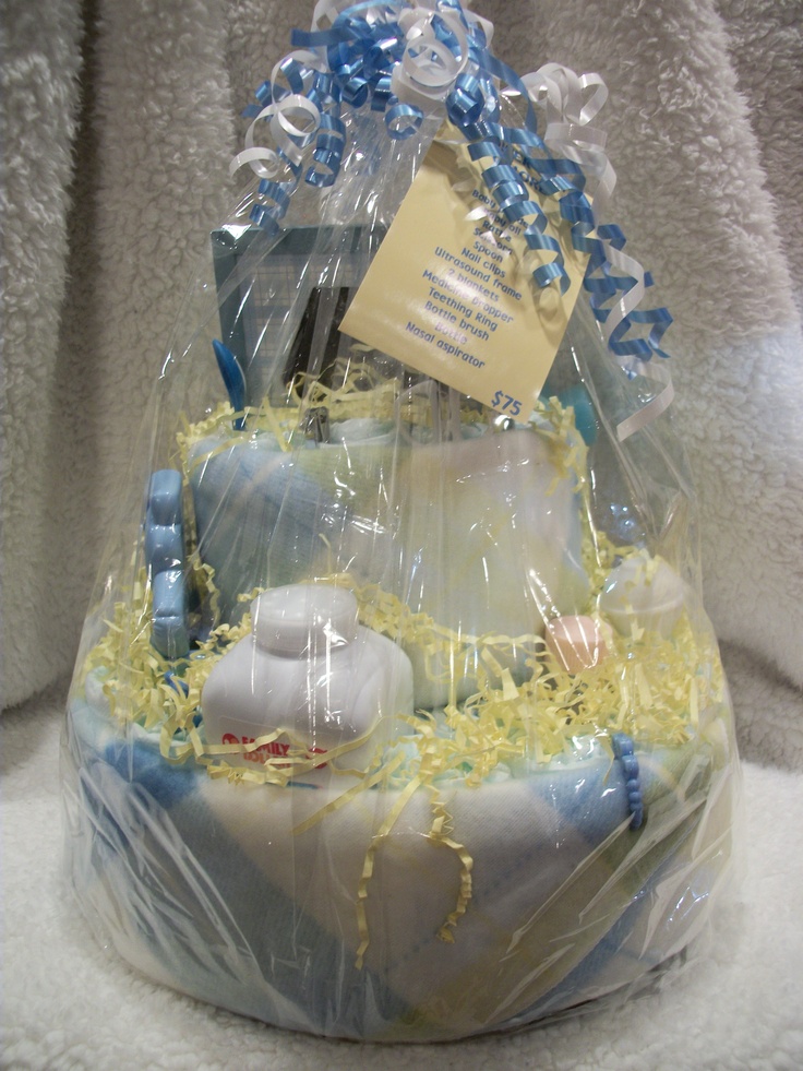 Diaper Cake Yellow Blue Diaper Cake Yellow Blue