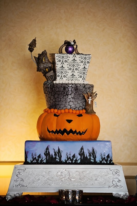 Disney Halloween Wedding Cakes