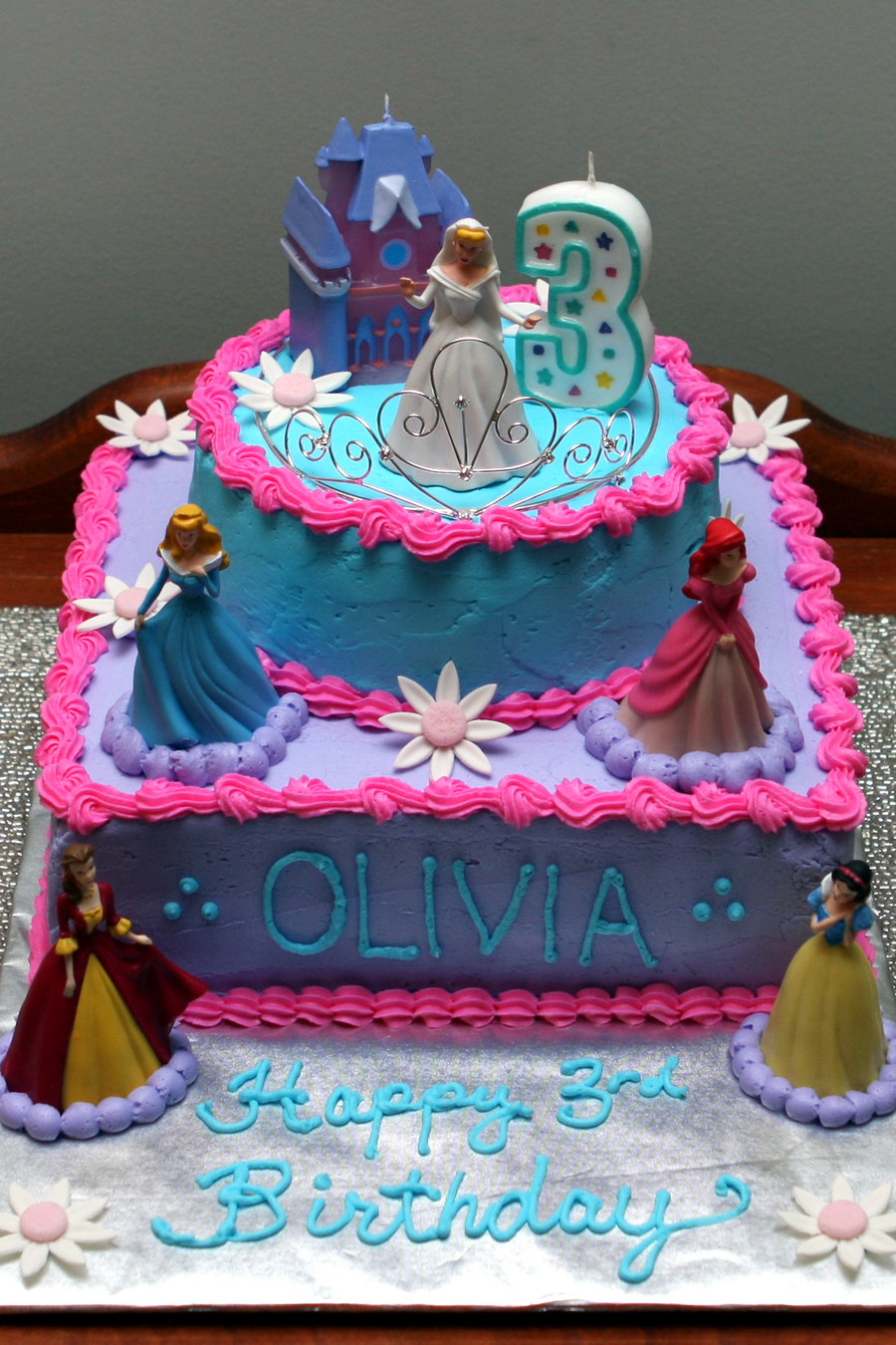 Disney Princess Birthday Cakes Disney Princess Birthday Cakes