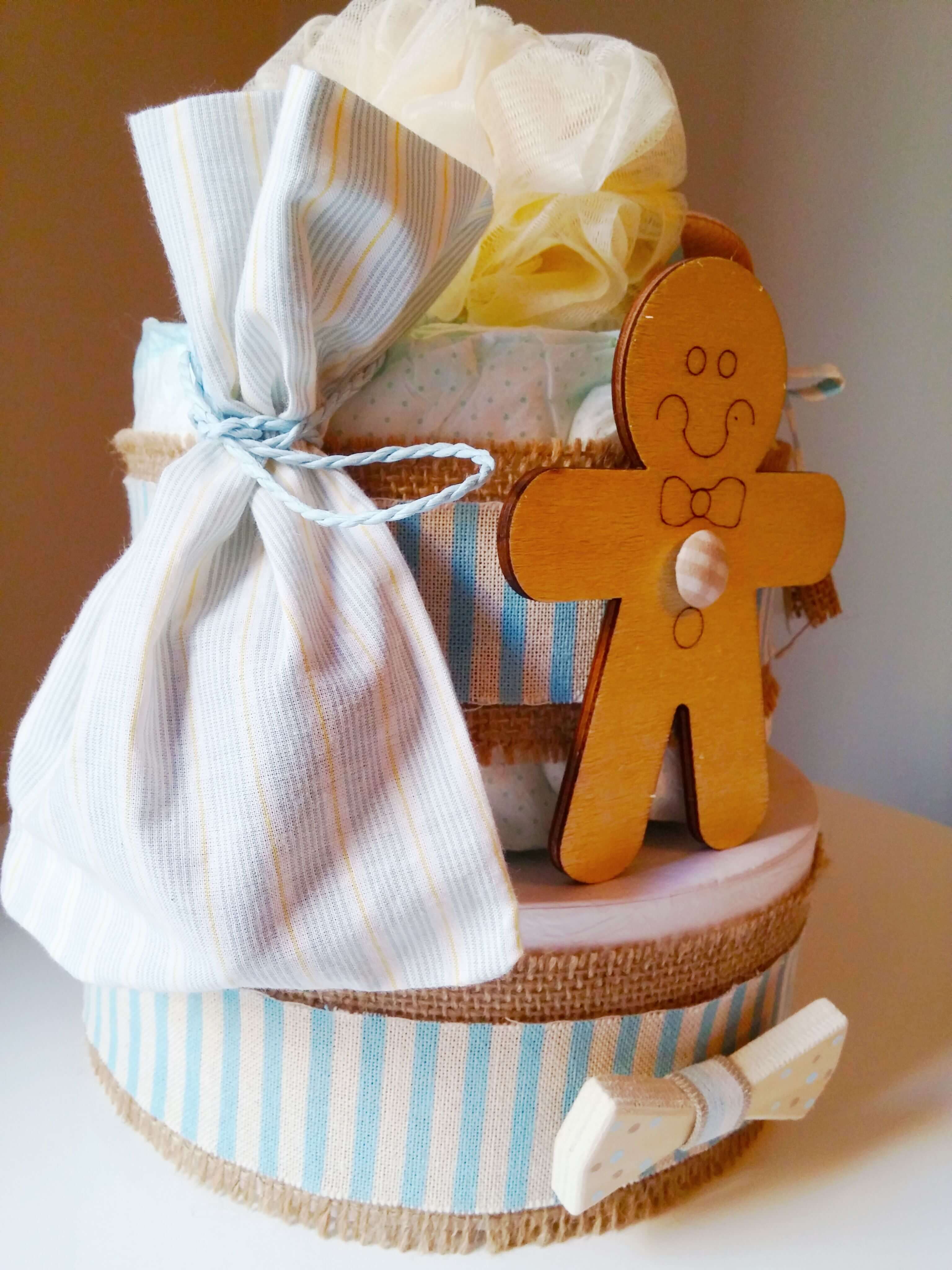 DIY Mini Diaper Cakes