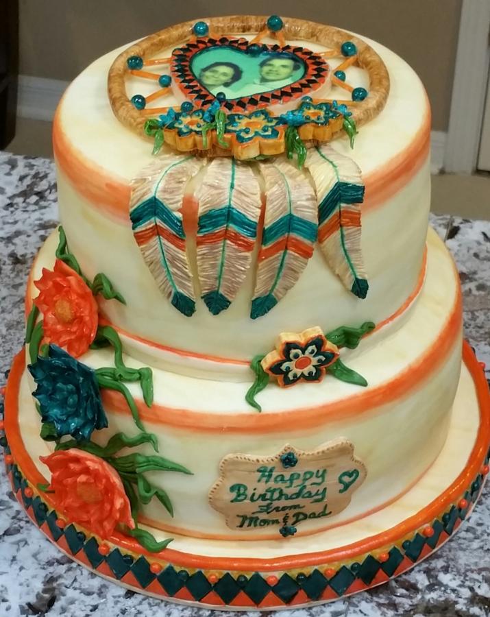Dream Catcher Birthday Cake
