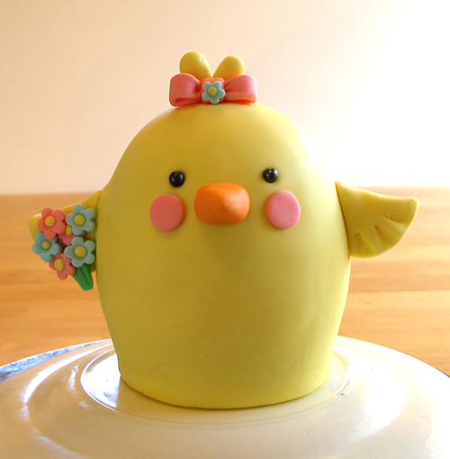 Easter Chick Cake