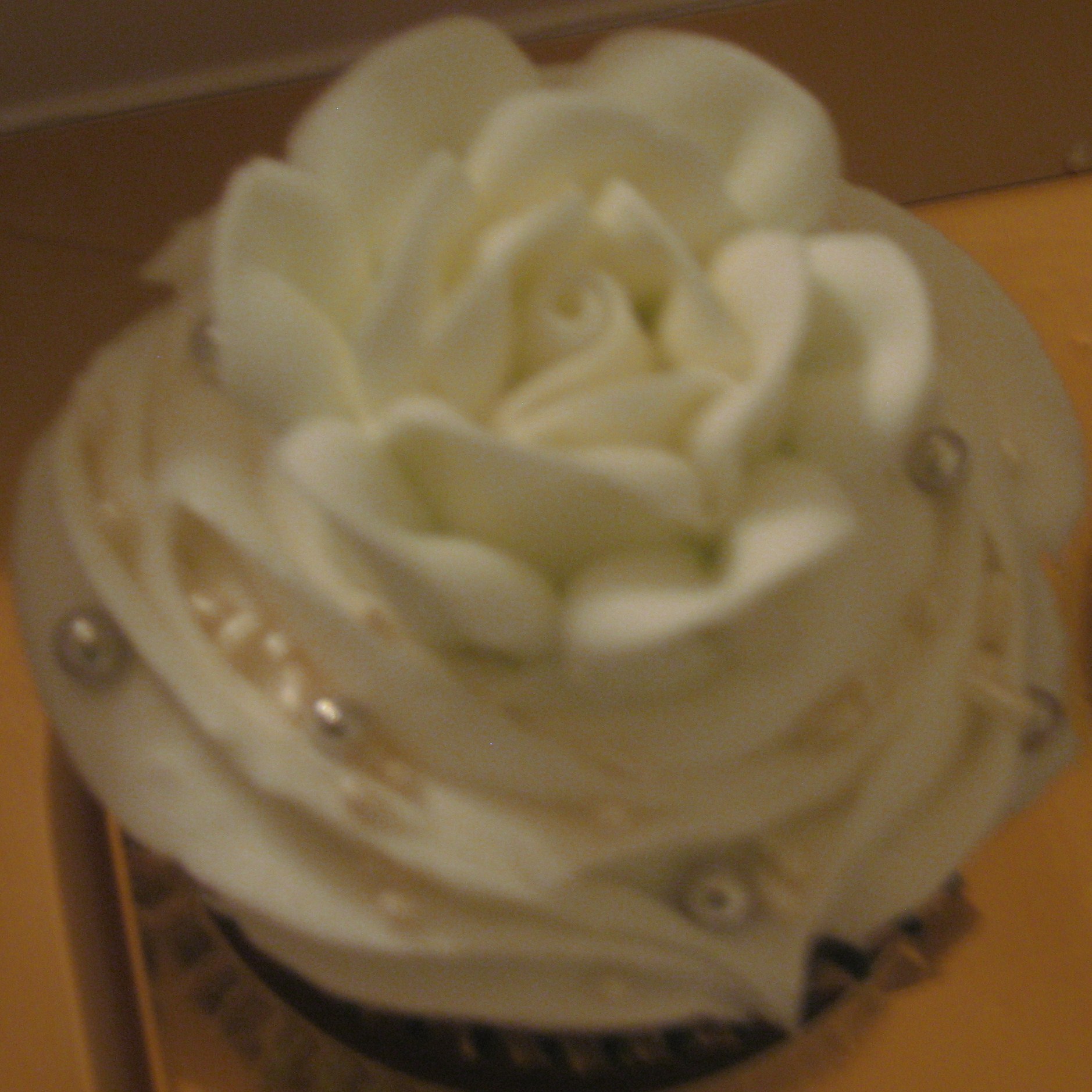 Elegant White Wedding Cupcakes