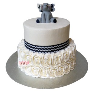 Elephant Baby Shower Cake Elephant Baby Shower Cake