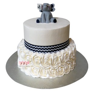 Elephant Baby Shower Cake