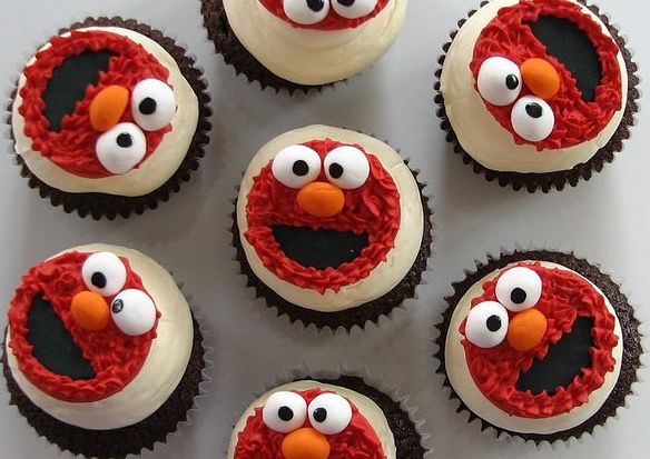 Elmo Cupcakes Elmo Cupcakes