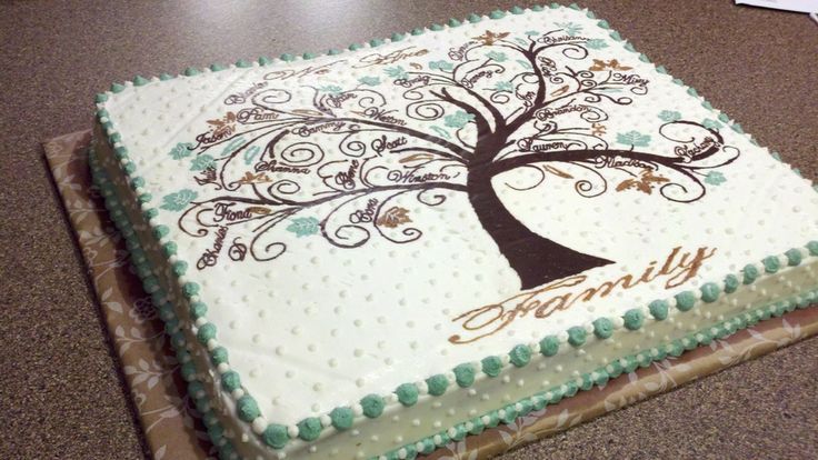 Family Tree Cake Family Tree Cake