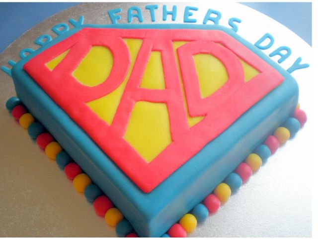 Father's Day Superman Cake