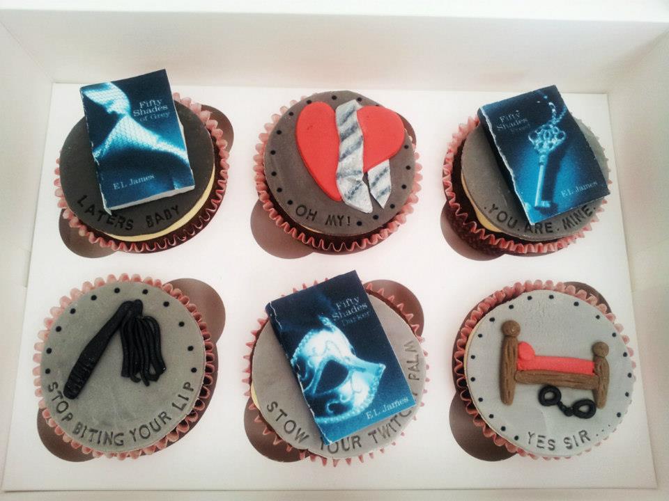 Fifty Shades of Grey Cupcakes Fifty Shades of Grey Cupcakes