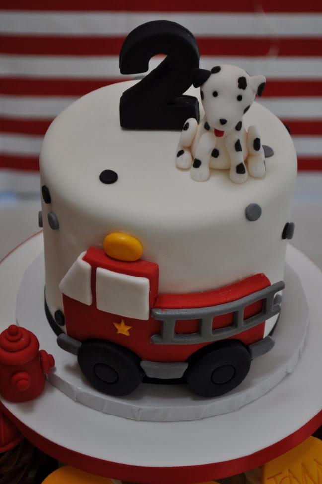 Fire Truck Birthday Party Cake Fire Truck Birthday Party Cake
