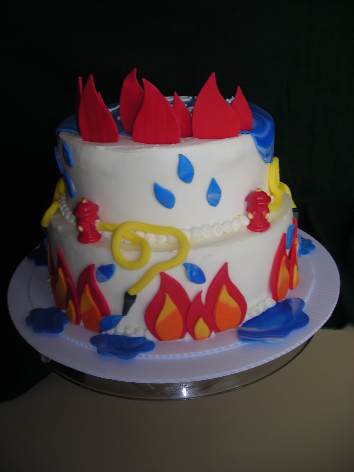 Fireman Birthday Cake