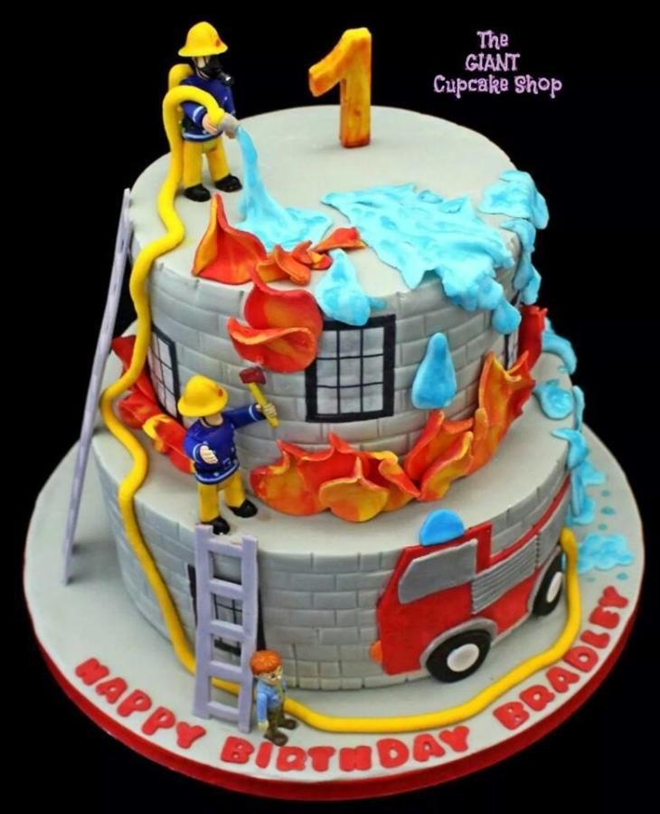 Fireman Sam Birthday Cake Fireman Sam Birthday Cake