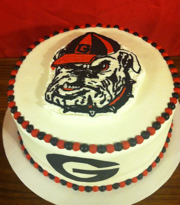 Georgia Bulldog Cake