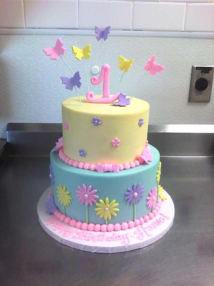 Girls 1st Birthday Cake Girls 1st Birthday Cake