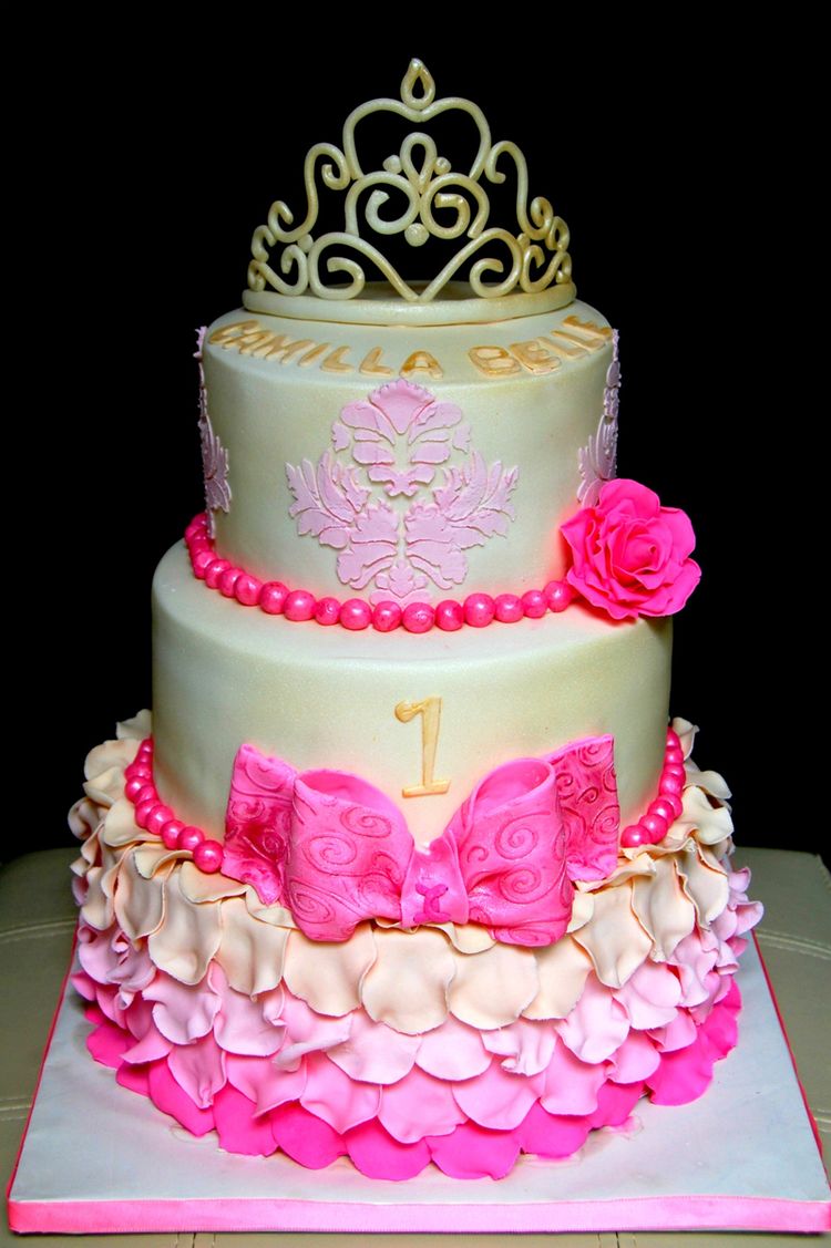 Girls Princess Birthday Cake