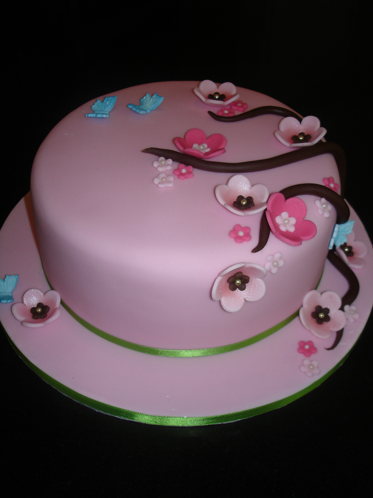 Girly Birthday Cake