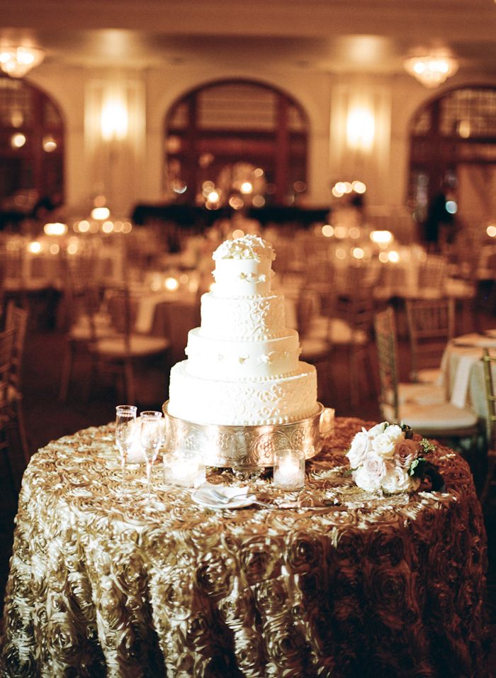 Gold Wedding Cake Table Gold Wedding Cake Table