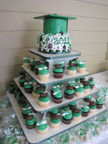 Graduation Party Cupcake Stand