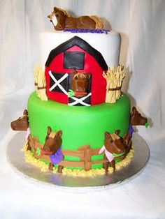 Horse Birthday Cake