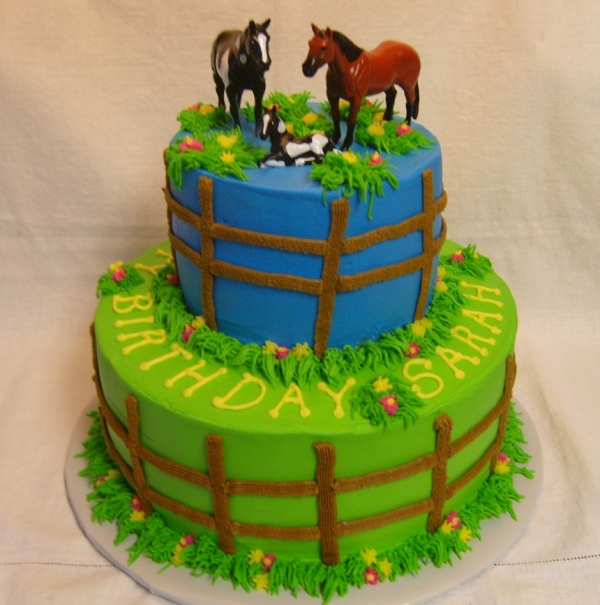 Horse Birthday Cake