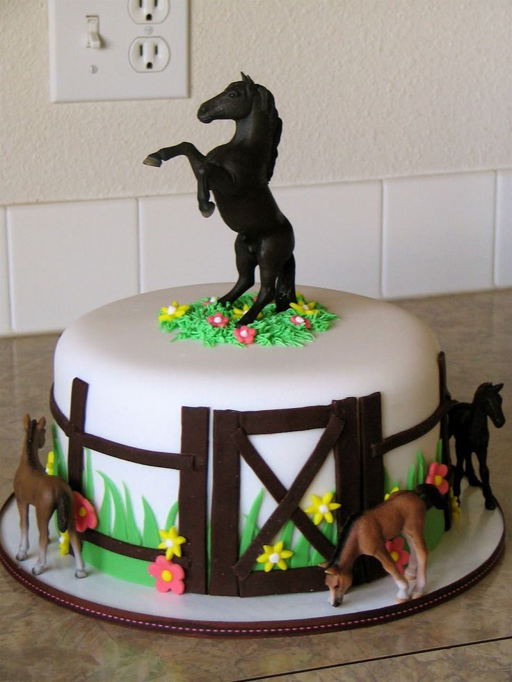 Horse Birthday Cake Horse Birthday Cake