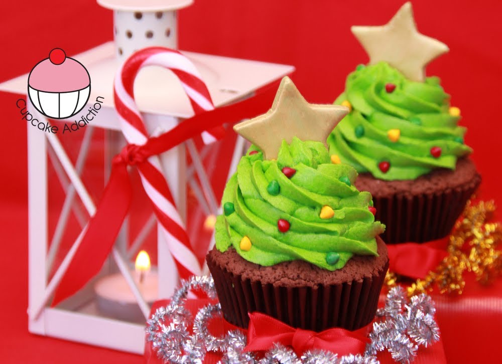 How to Make Christmas Tree Cupcakes