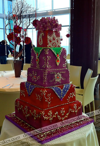 Indian Style Wedding Cake Indian Style Wedding Cake