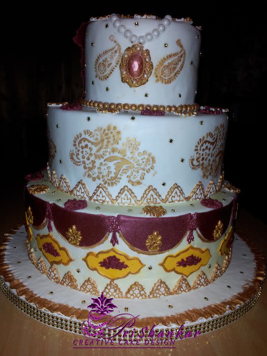 Indian Style Wedding Cake Indian Style Wedding Cake