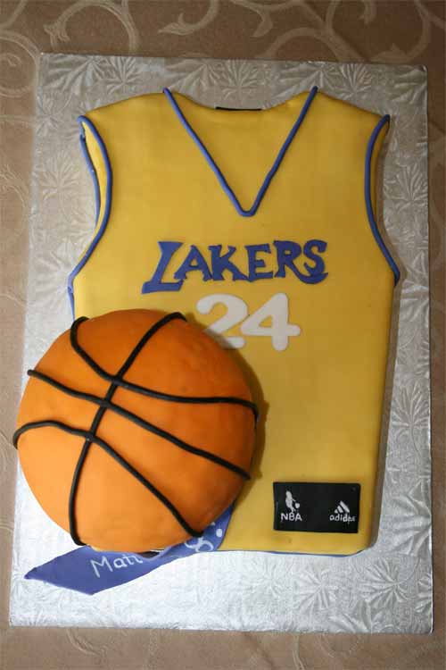 Lakers Basketball Birthday Cake Lakers Basketball Birthday Cake