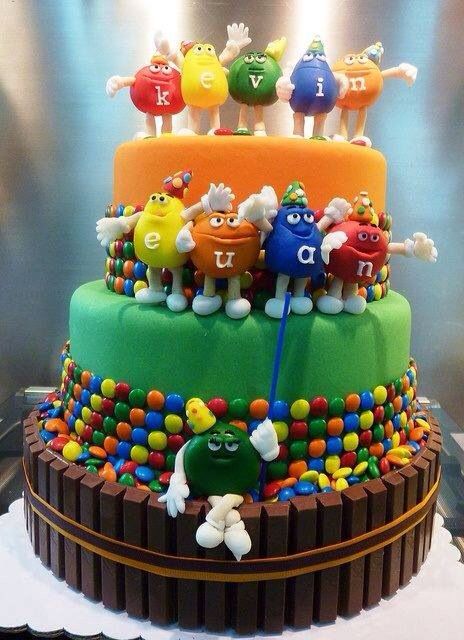 M&M Birthday Cake M&M Birthday Cake