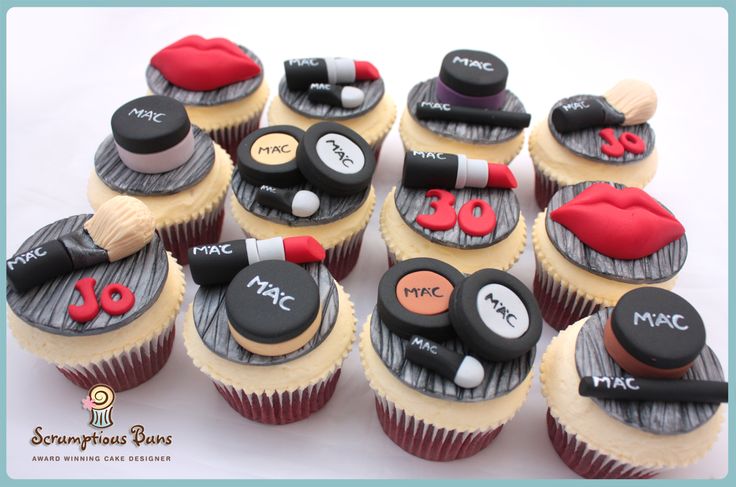 Mac Make Up Cupcakes