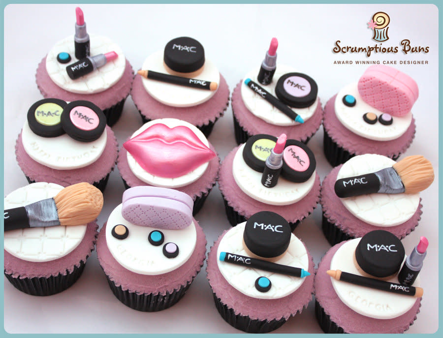 Mac Make Up Cupcakes