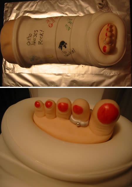 Medical Themed Birthday Cake