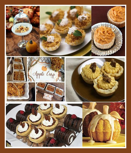 Mini Thanksgiving Desserts