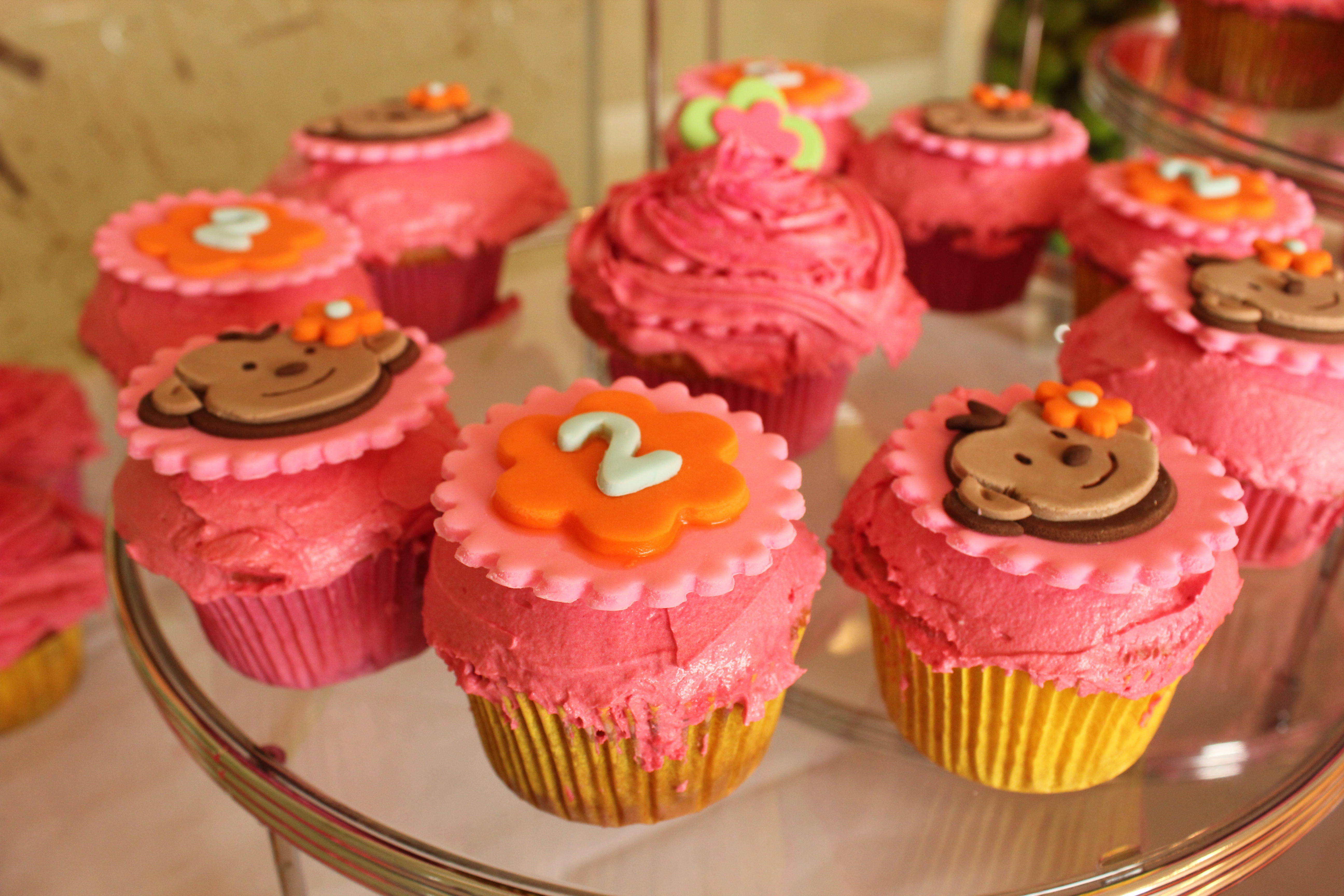 Monkey Love Cupcake Toppers Monkey Love Cupcake Toppers