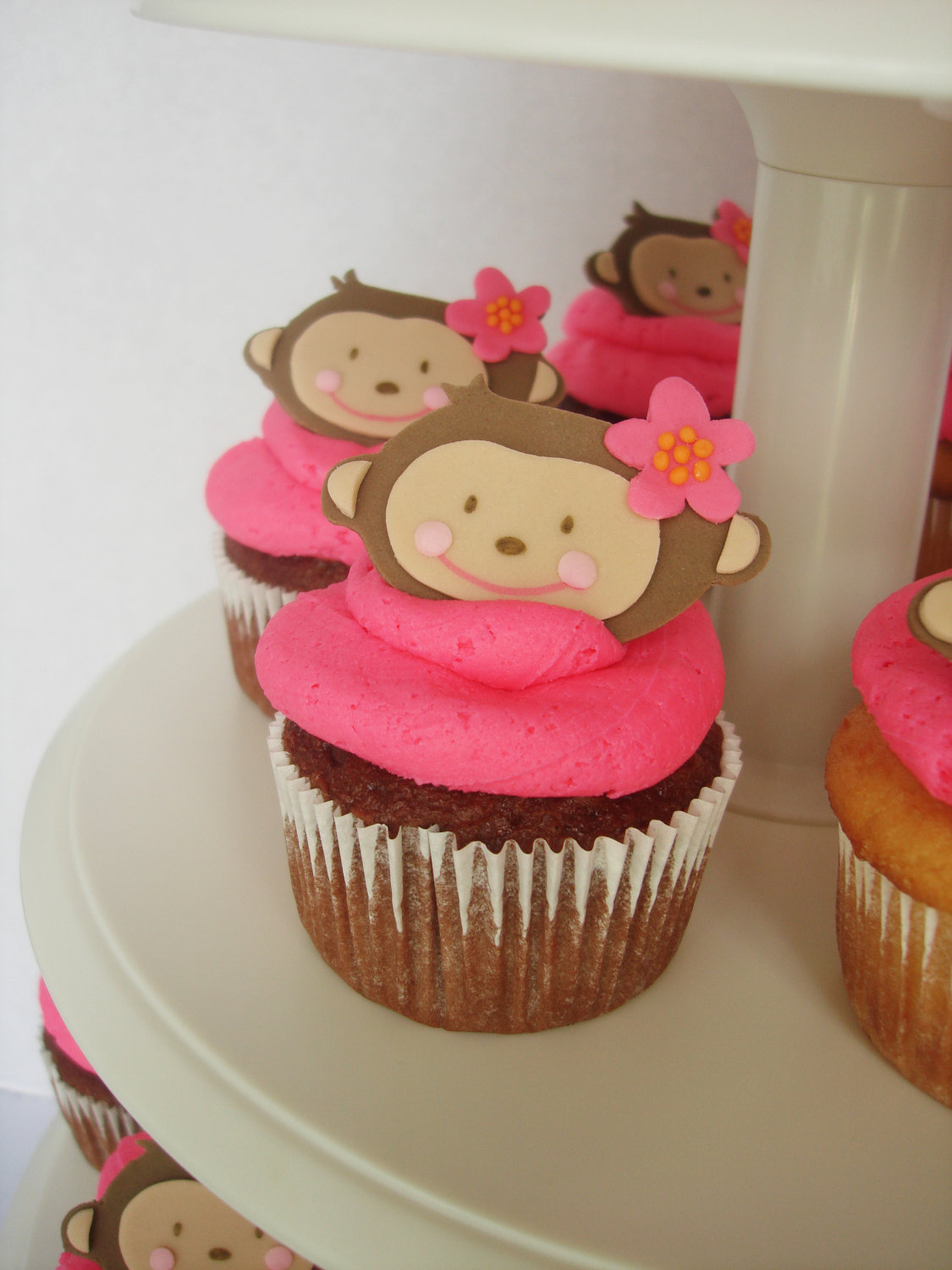 Monkey Love Cupcakes Fondant