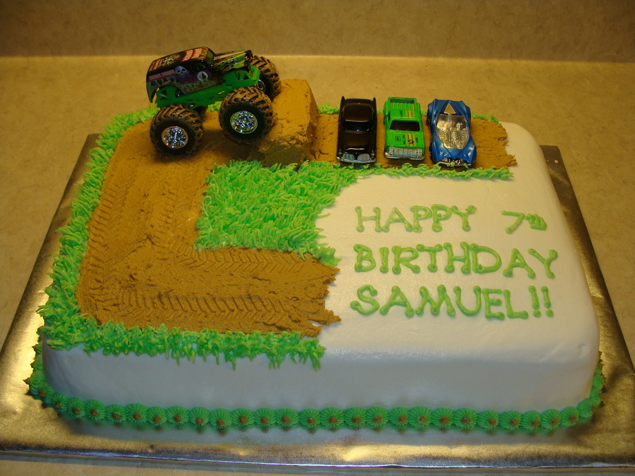 Monster Truck Birthday Cake Monster Truck Birthday Cake