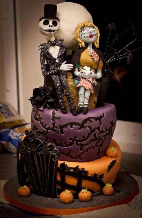 Nightmare Before Christmas Cake