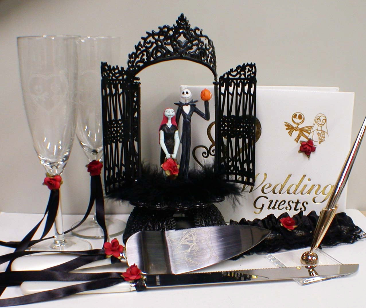 Nightmare Before Christmas Wedding Cake Topper Nightmare Before Christmas Wedding Cake Topper