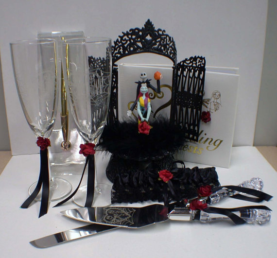 Nightmare Before Christmas Wedding Cake Topper Nightmare Before Christmas Wedding Cake Topper