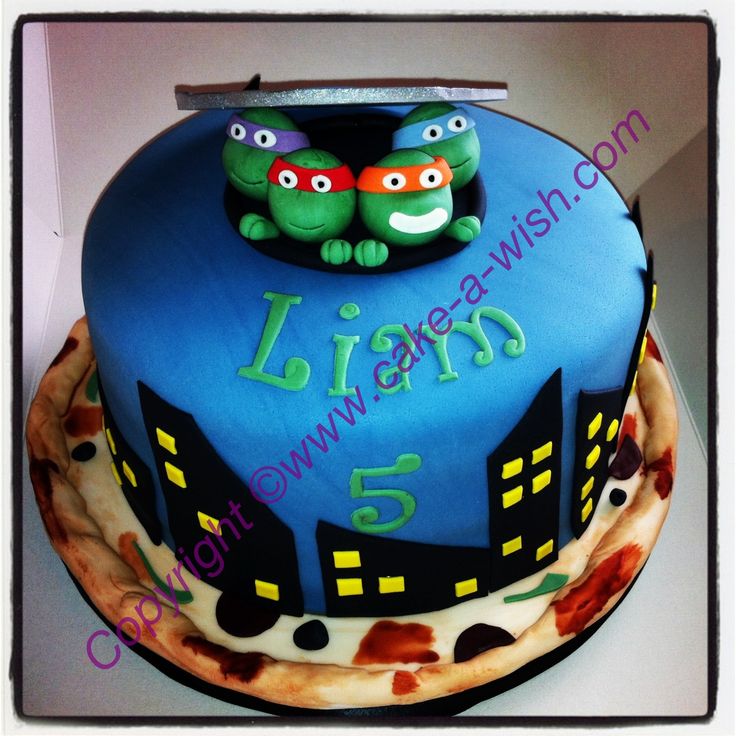 Ninja Turtle Birthday Cake Ideas