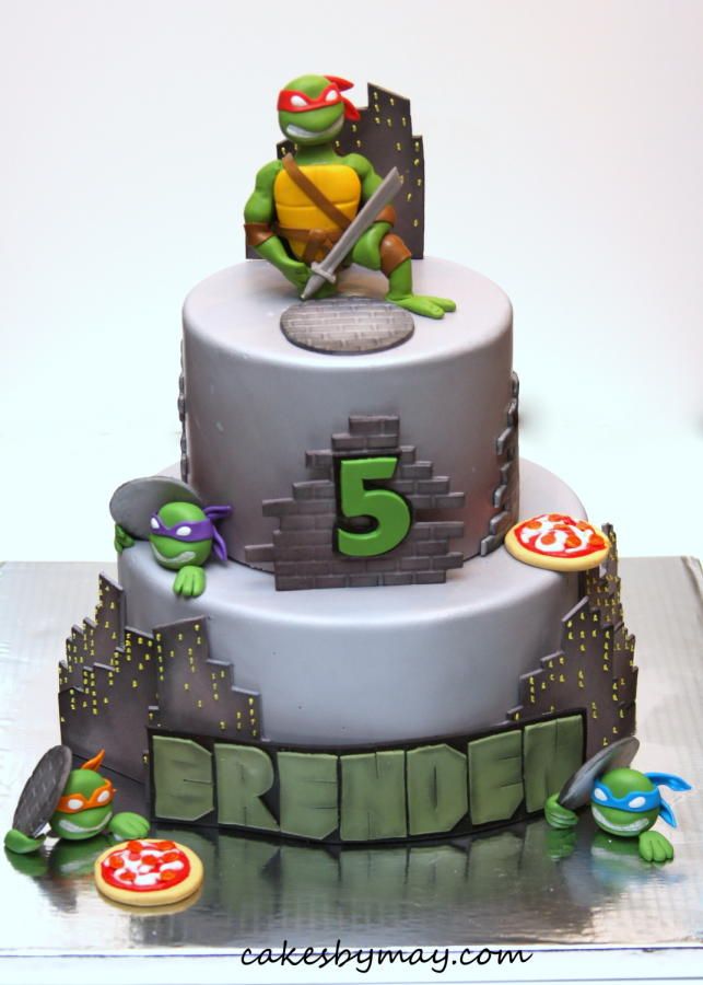 Ninja Turtle Birthday Cake