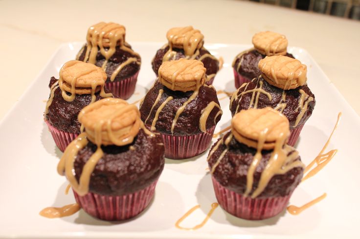 Nutter Butter Chocolate Cupcakes