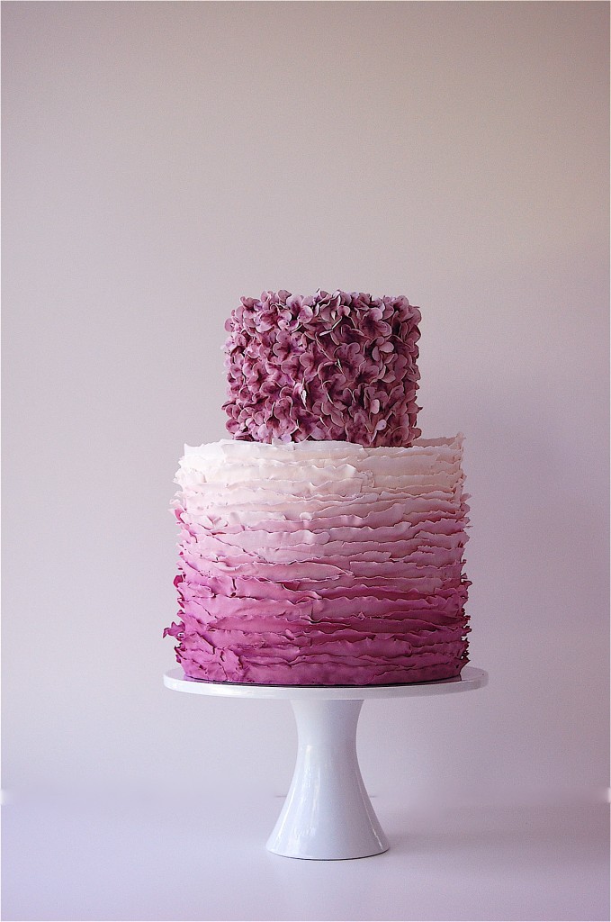 Ombre Wedding Cake Ombre Wedding Cake