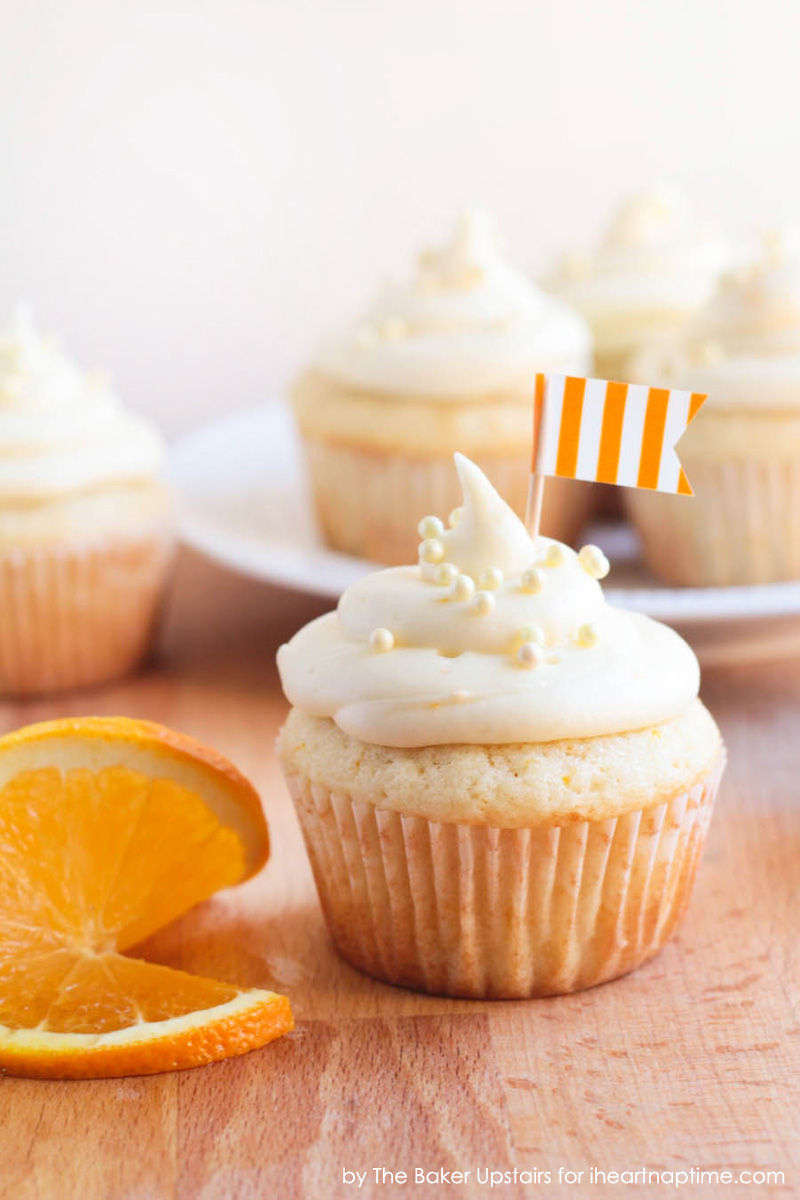 Orange Cream Cupcakes