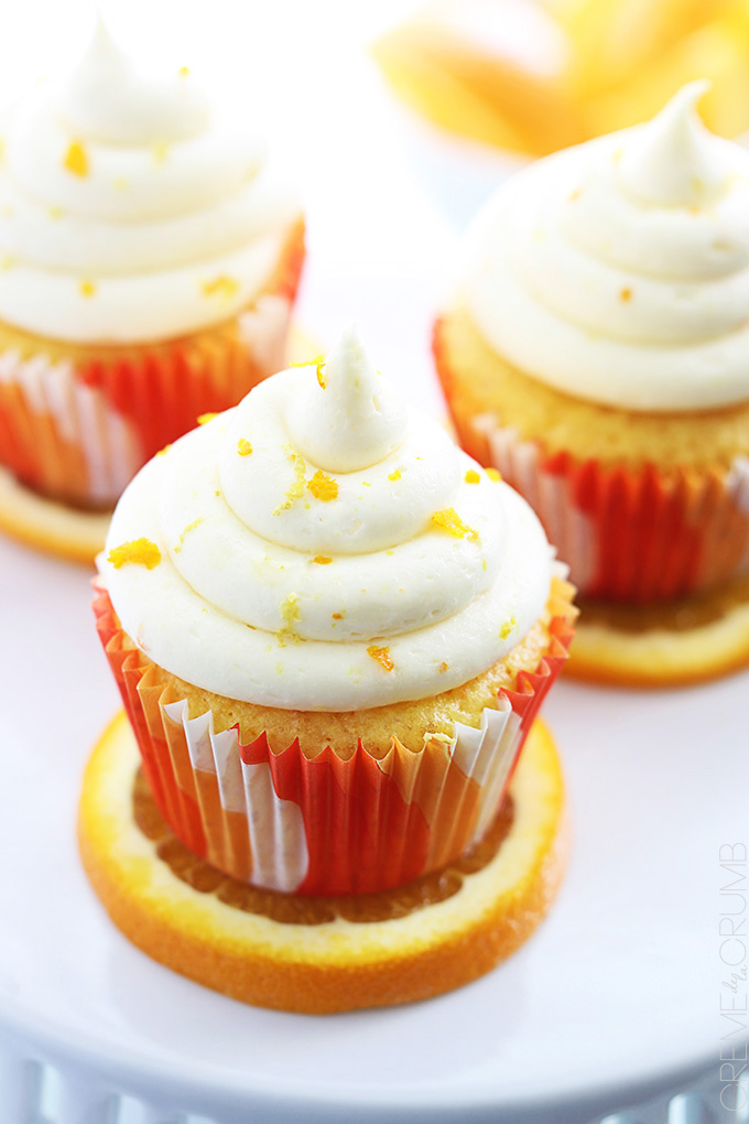 Orange Cream Cupcakes Orange Cream Cupcakes