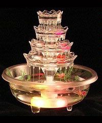 Party Drink Fountain with Lights